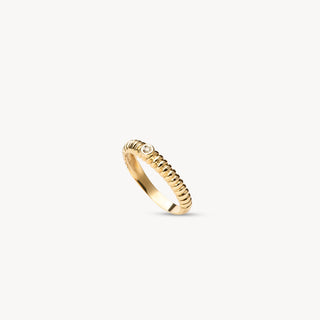 14K Gold Ring with Diamond